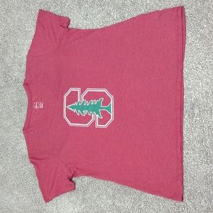 Stanford University Women's V-Neck Short Sleeve T-Shirt- Size 3XL